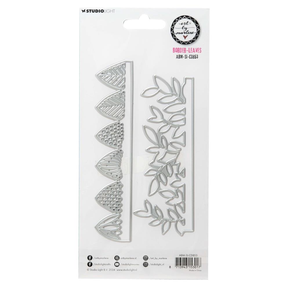 Art by Marlene Signature Collection Cutting Dies: Nr. 853, Border Leaves (5A002BHY1GF2J)