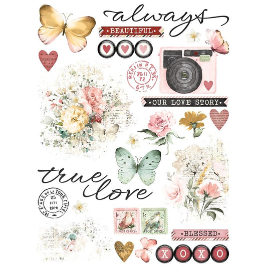 Simple Stories Simple Vintage Love Story Rub-Ons (VLO21431)