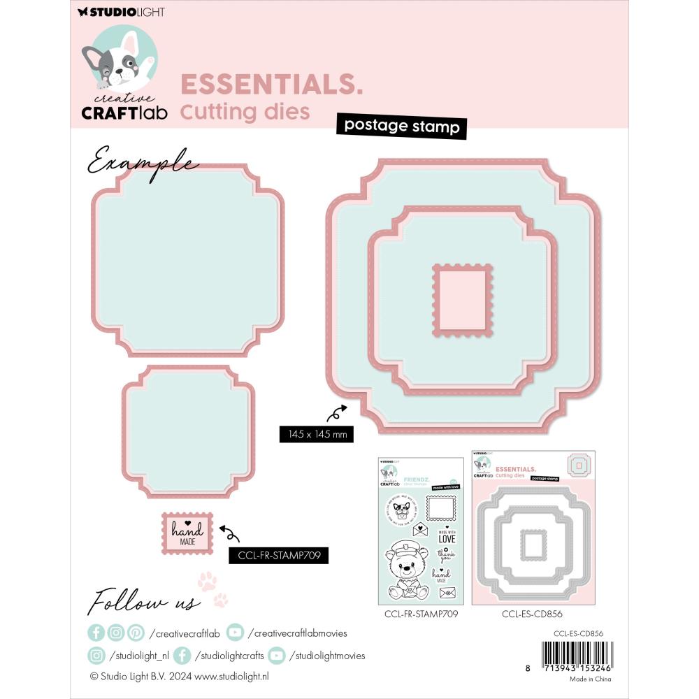 Studio Light Essentials Cutting Die: Nr. 856, Postage Stamp (5A0023NZ1G6J2)