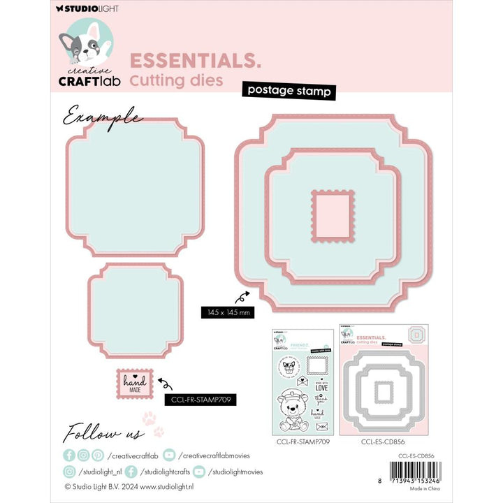 Studio Light Essentials Cutting Die: Nr. 856, Postage Stamp (5A0023NZ1G6J2)