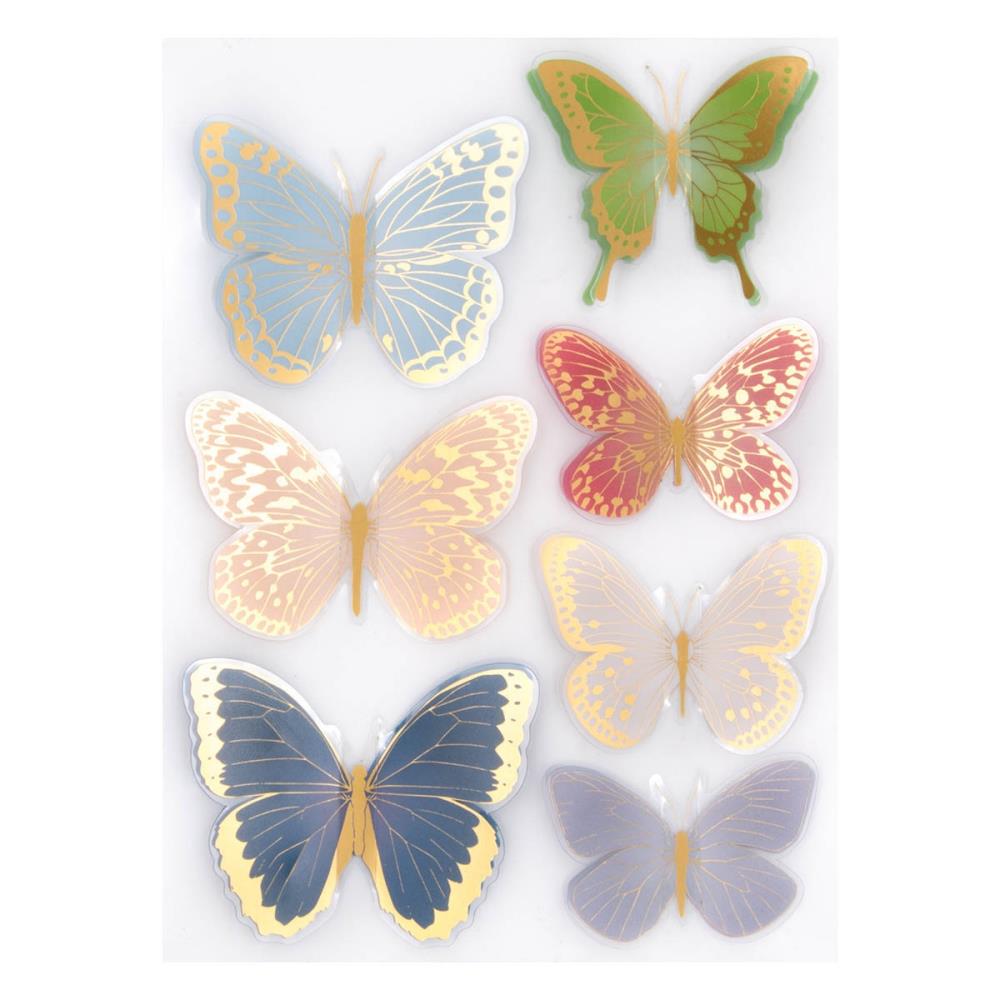 Spellbinders Serenade Of Autumn Dimensional Stickers: Autumn Butterfly (SCS310)