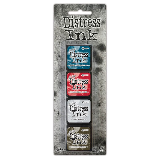 Tim Holtz Distress Mini Ink Pads: Kit #18, 4/Pkg (TDPK82002)