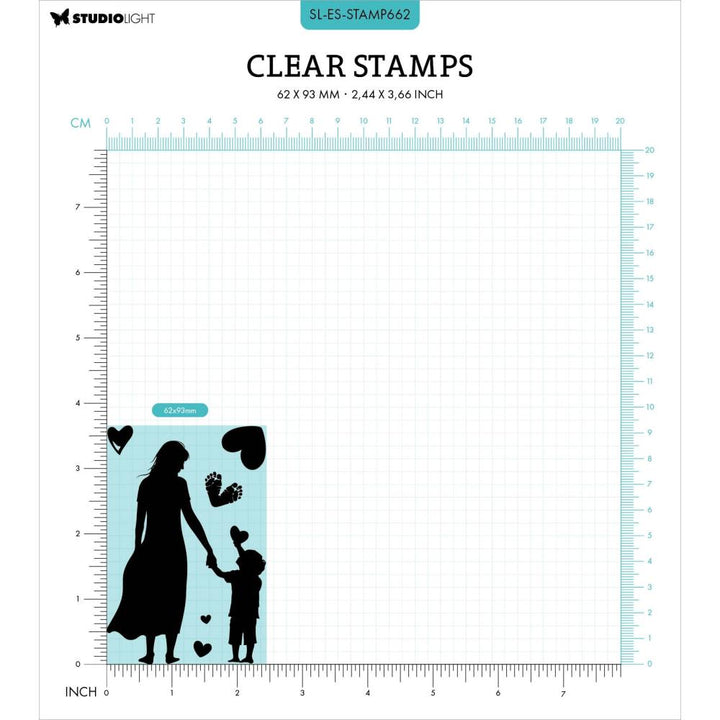 Studio Light Essentials Clear Stamps: Nr. 662, Mom & Kids (5A0023J01G6MT)