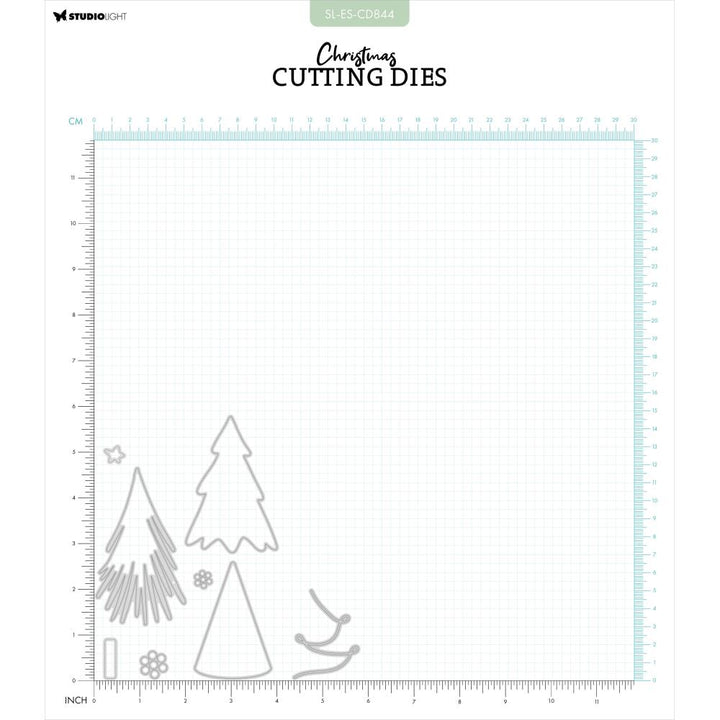 Studio Light Essentials Cutting Die: Nr. 844, Christmas Trees (5A0023GB1G6K7)