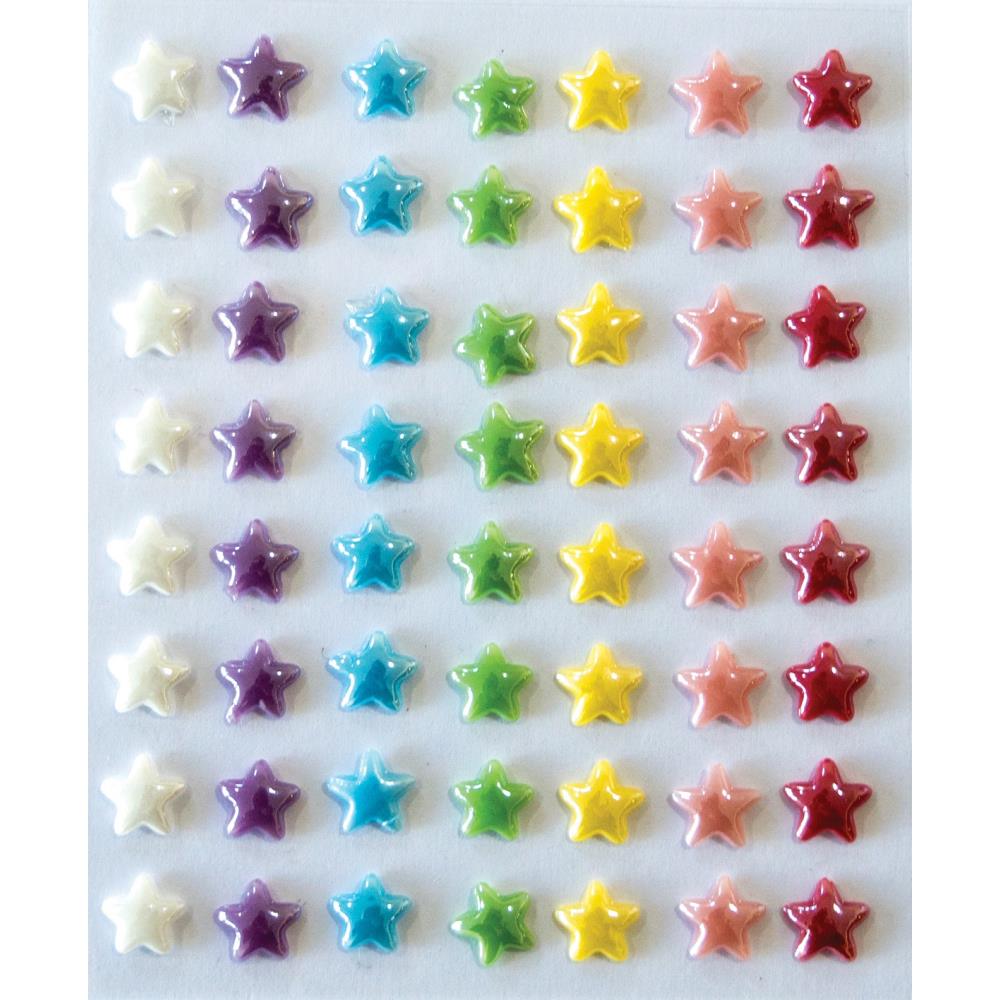 Craft Consortium Fairy Wishes Adhesive Enamel Dots: Stars, 56/Pkg (CADOT028)