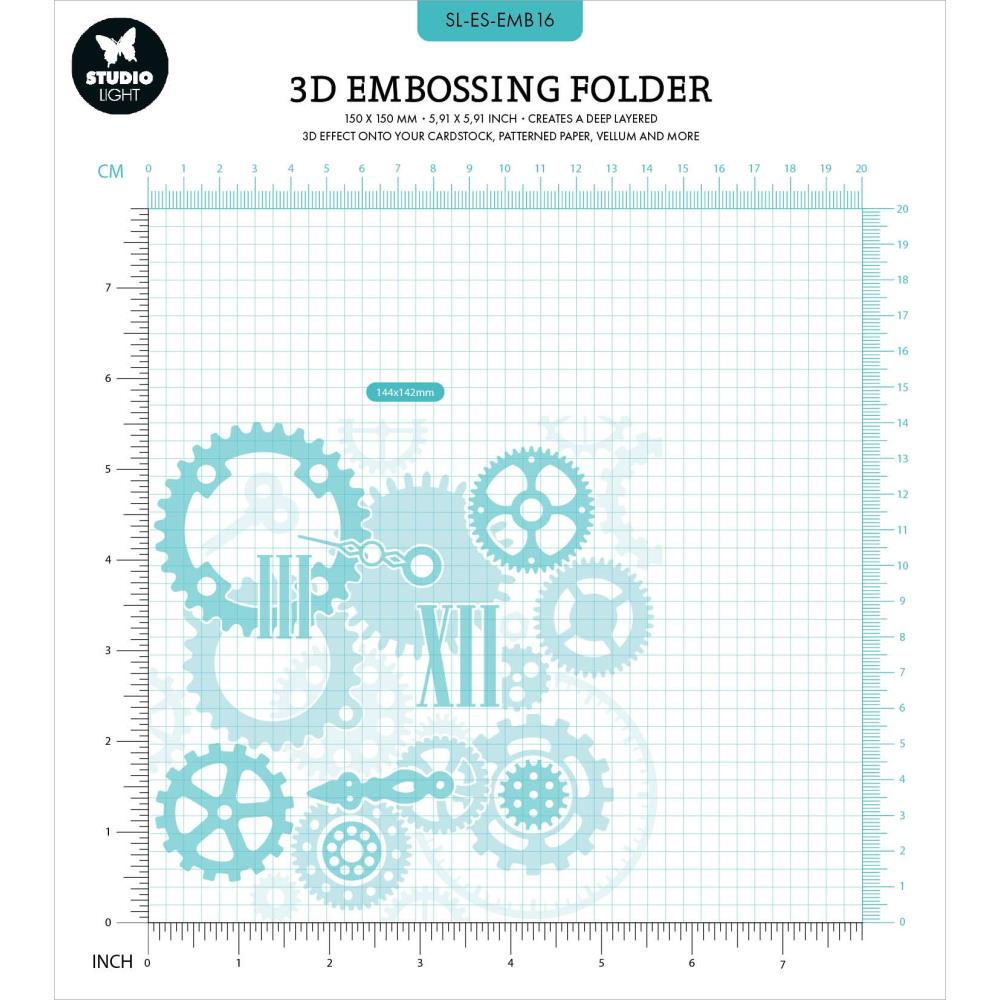 Studio Light Essentials Embossing Folder: Nr. 16, Dot Pattern (LESEMB16)