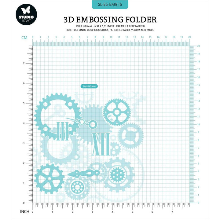 Studio Light Essentials Embossing Folder: Nr. 16, Dot Pattern (LESEMB16)