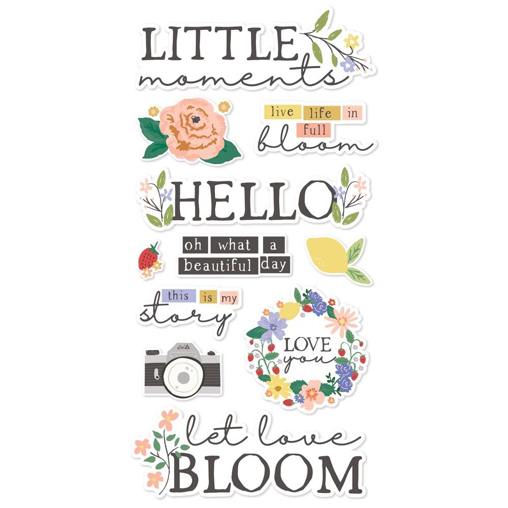 Simple Stories The Little Things Foam Stickers, 25/Pkg (TLT20223)