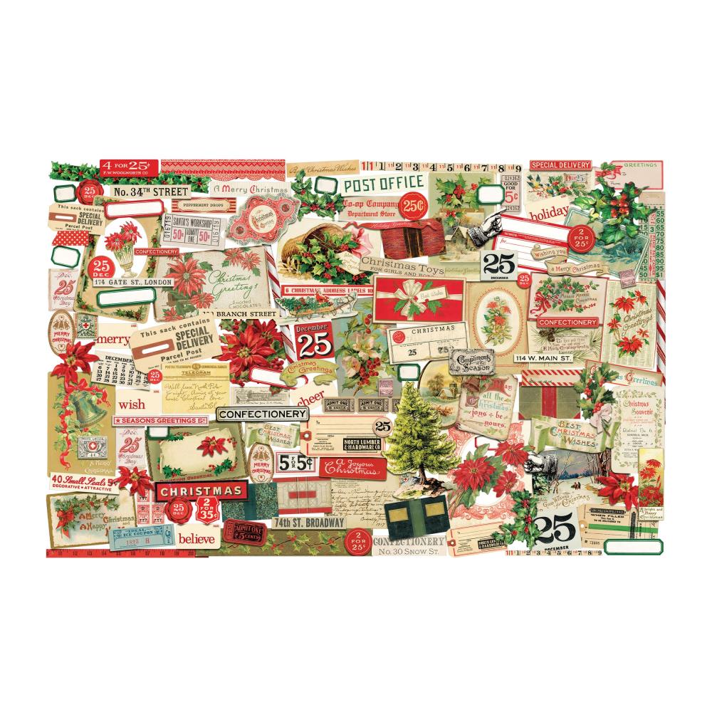 Tim Holtz Idea-ology Christmas: Ephemera Pack (2024) (5A0026S41G96Y)