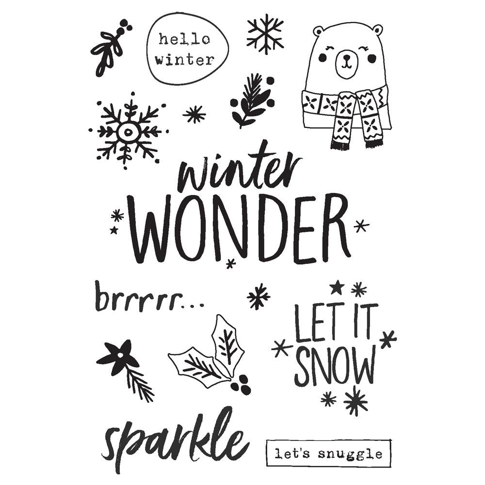 Simple Stories Winter Wonder Photopolymer Clear Stamps (WNW21216)