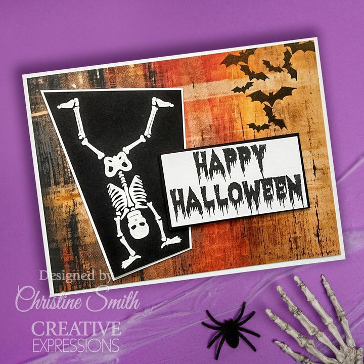 Creative Expressions Taylor Made Journals 6"X8" Clear Stamp: Trick Or Treat (5A002B5R1GDN4)