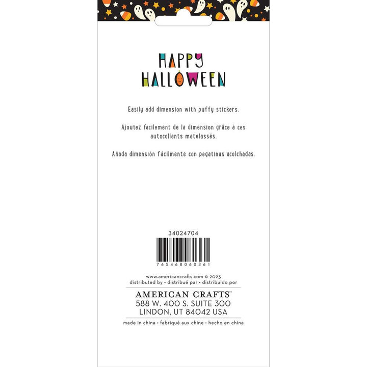 American Crafts Happy Halloween Puffy Stickers: Icons, 62/Pkg (ACHH4704)