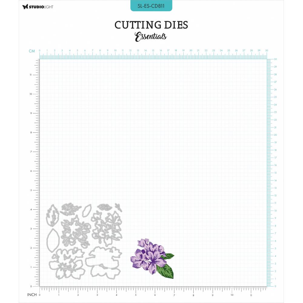 Studio Light Essentials Layered Cutting Die: Nr. 811, Flower Cluster (5A0023GZ1G6J1)