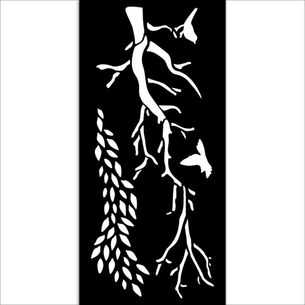 Stamperia Create Happiness Dewdrops 4.72"X9.84" Stencil: Branches (KSTDL106)