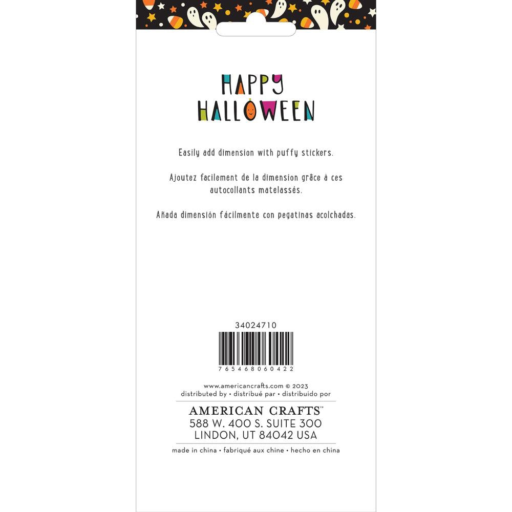 American Crafts Happy Halloween Puffy Stickers: Alpha w/Holographic Foil, 149/Pkg (ACHH4710)
