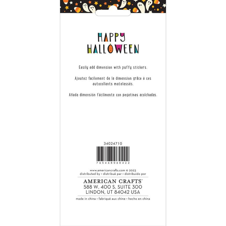 American Crafts Happy Halloween Puffy Stickers: Alpha w/Holographic Foil, 149/Pkg (ACHH4710)