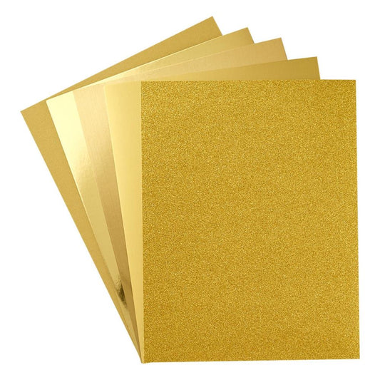 Spellbinders 8.5"X11" Treasured Cardstock: Gold, 15/Pkg (5A002C7Q1GFRN)