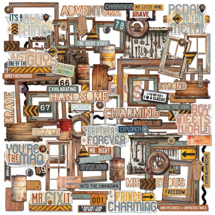 49 and Market Rust And Revs Die-Cuts Elements (5A0029WV1GDD0)