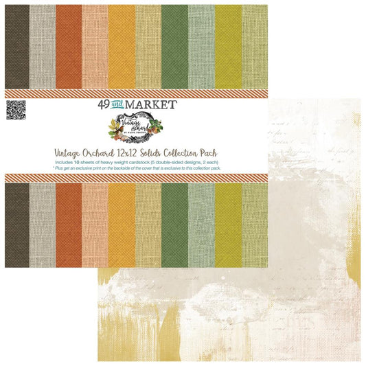 49 and Market Vintage Orchard 12"X12" Solids Collection Pack (5A0029XQ1GDCX)