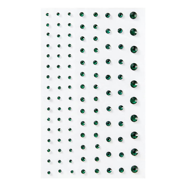 Spellbinders Color Essentials Gems: Emerald, 108/Pkg (5A0028MN1GBP7)