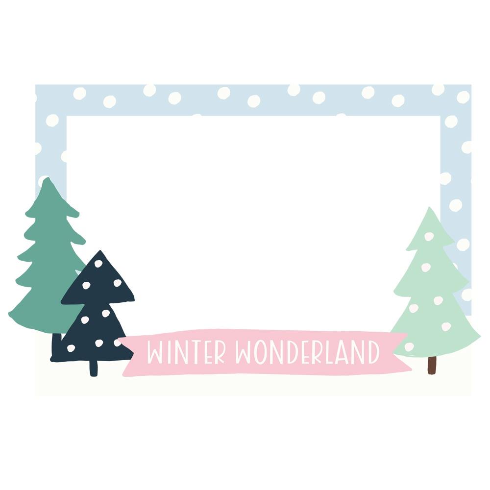 Simple Stories Winter Wonder Chipboard Frames (WNW21224)