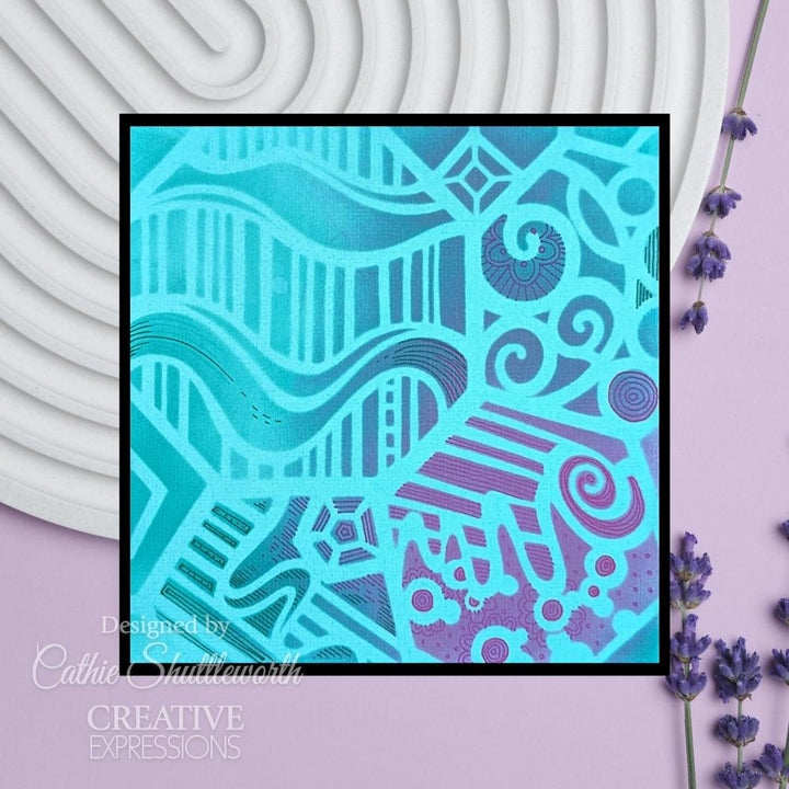 Creative Expressions 6"X6" Stencil: Honeycomb, Designs By Dora (5A0028371GB5N)