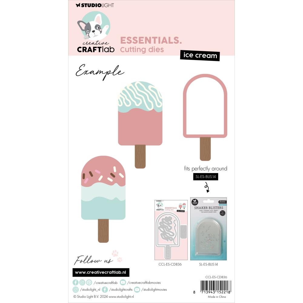 Studio Light Essentials Cutting Die: Nr. 836, Icecream (5A0023K51G6P4)