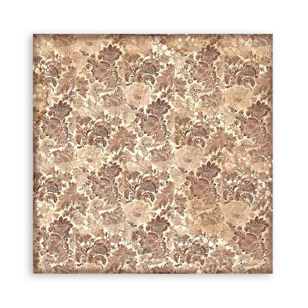 Stamperia Coffee And Chocolate Maxi Backgrounds 12"X12" Double-Sided Paper Pad (SBBL145)