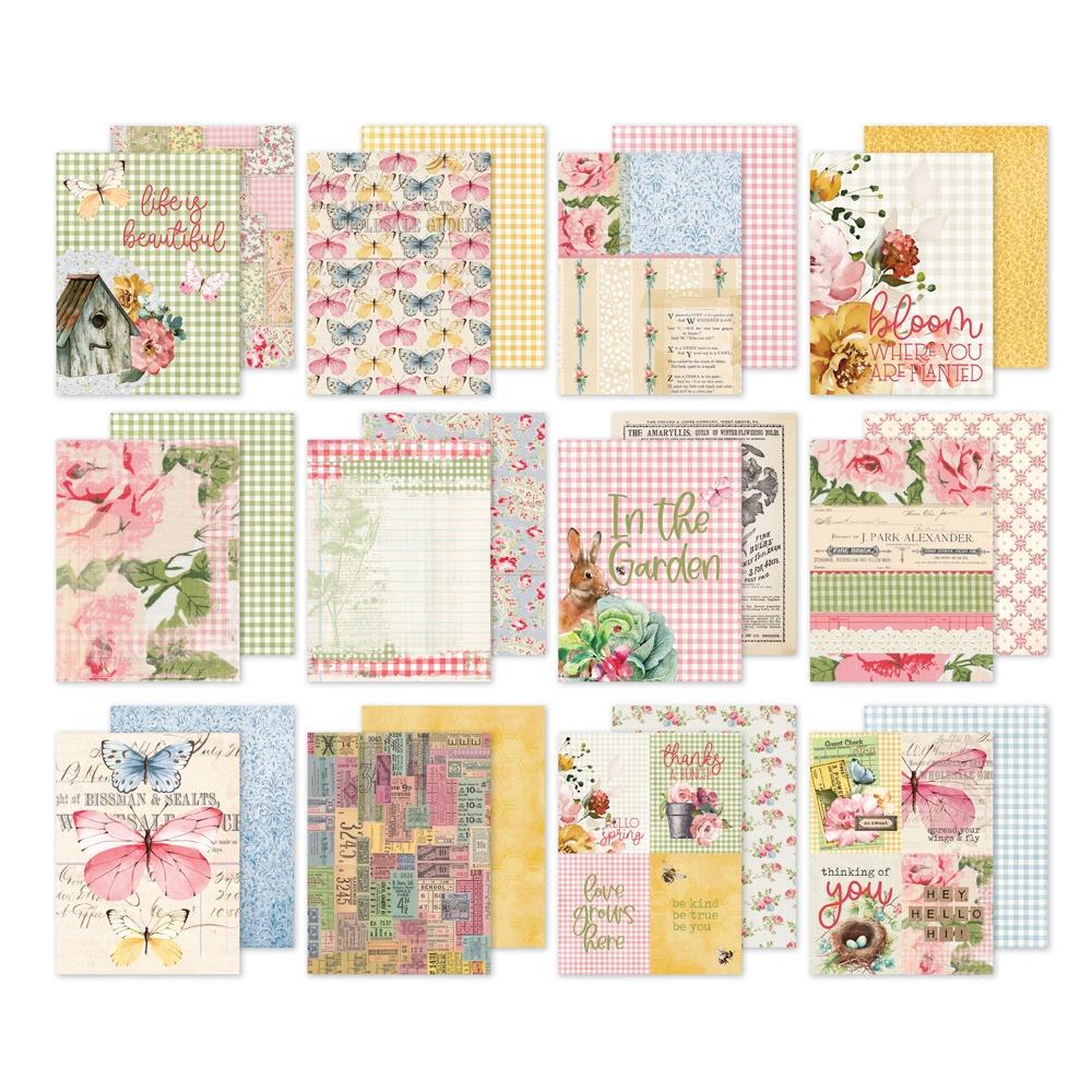 Simple Stories Simple Vintage Spring Garden 6"X8" Double-Sided Paper Pad, 24/Pkg (SGD21722)