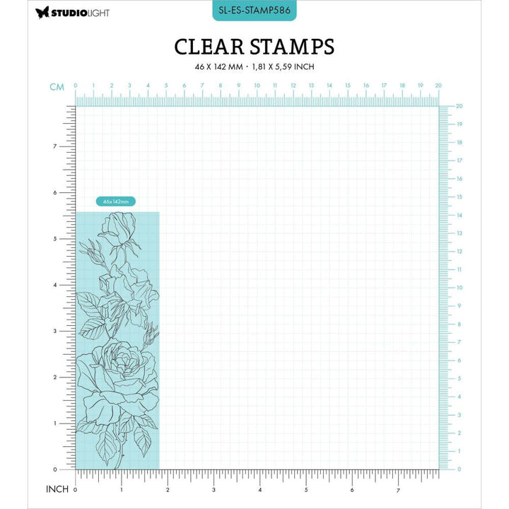 Studio Light Essentials Clear Stamps: Nr. 586, Fox Glove (STAMP586)