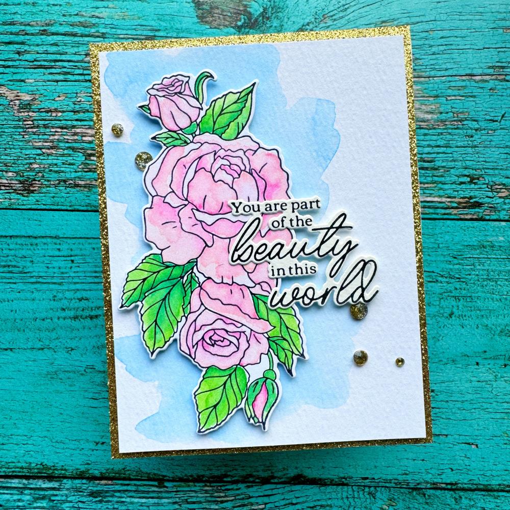 Pinkfresh Studio Die: Beautiful Roses (PF216823)
