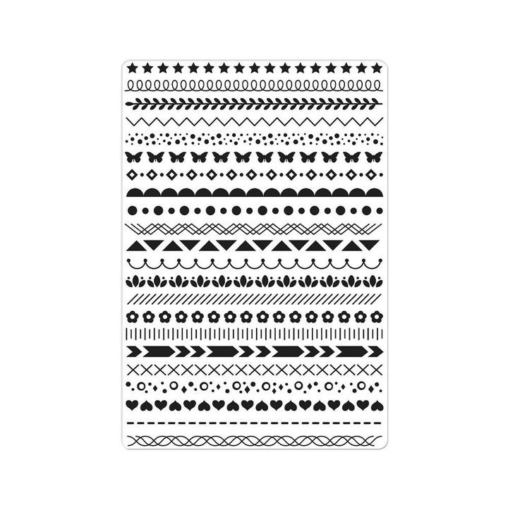 Hero Arts 4"X6" Clear Stamps: Decorative Strips (HACM744)