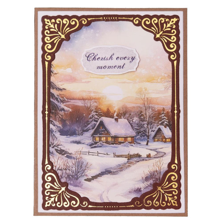 Studio Light Designer 8.26"X11.57" Die-Cut Paper Pad: Nr. 217, Dreamy Christmas 28/Pkg (5A002BG11GDXB)