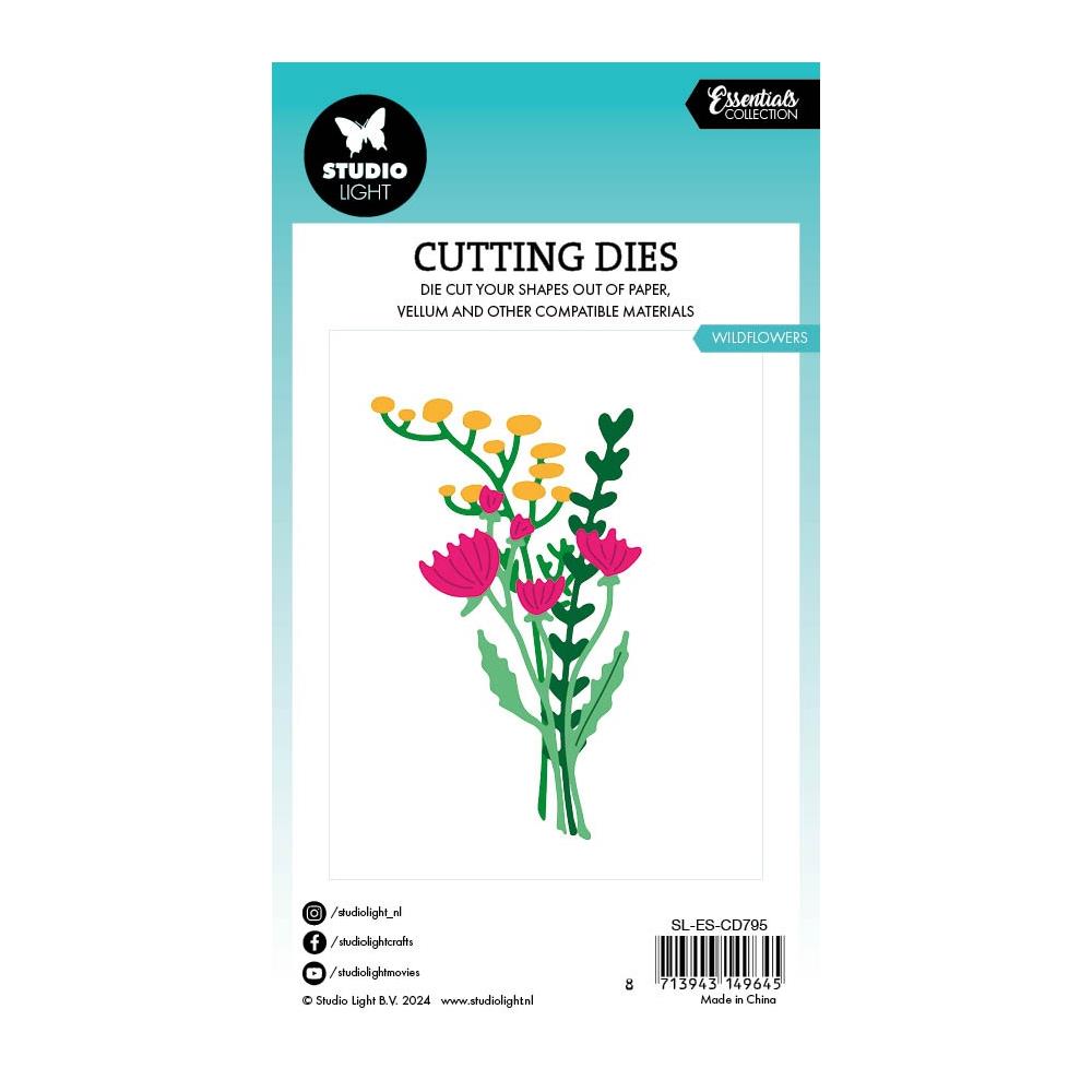 Studio Light Essentials Cutting Die: Nr. 795, Wild Flowers (LESCD795)