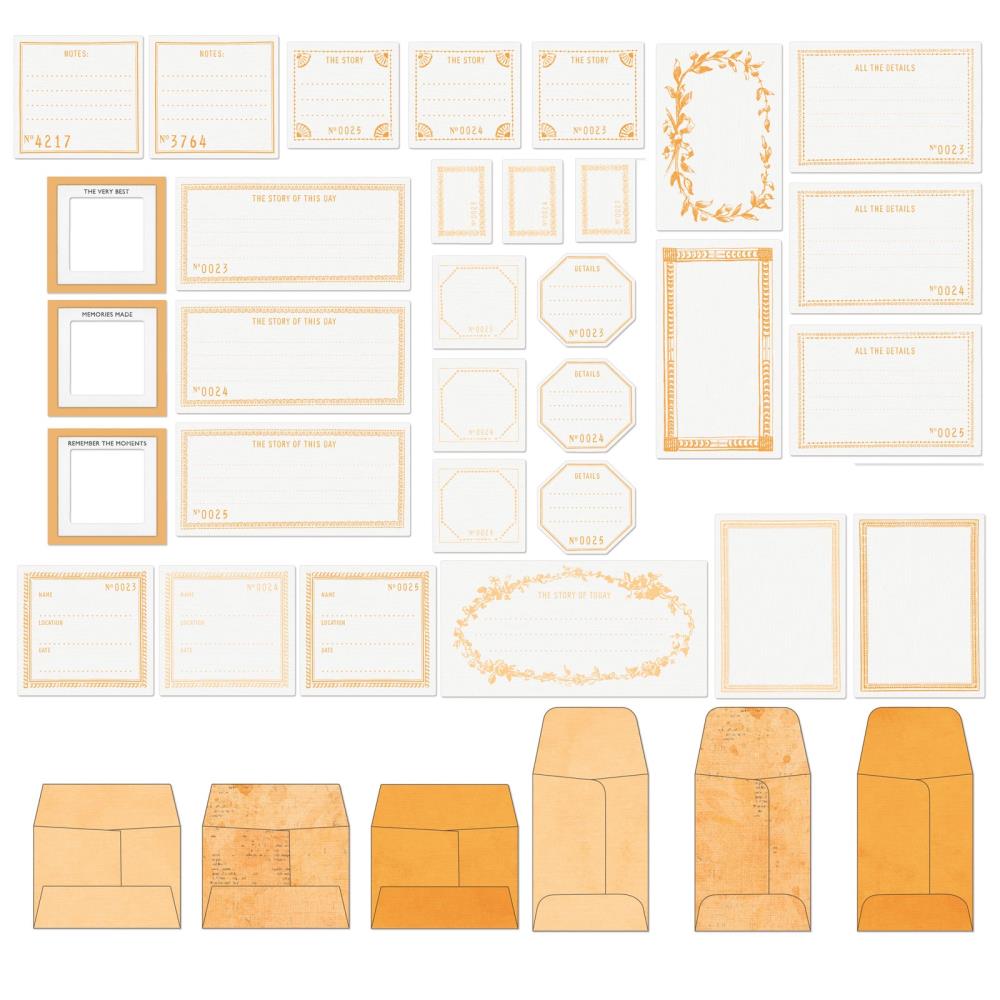 49 and Market Color Swatch: Peach Envelope Bits (CSP24999)