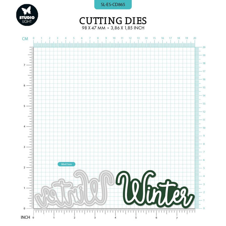 Studio Light Essentials Cutting Die: Nr. 865, Winter (5A002BGX1GDY1)