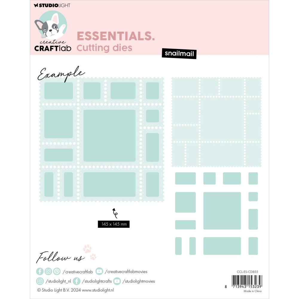 Studio Light Essentials Cutting Die: Nr. 855, Snailmail (5A0023H81G6MS)