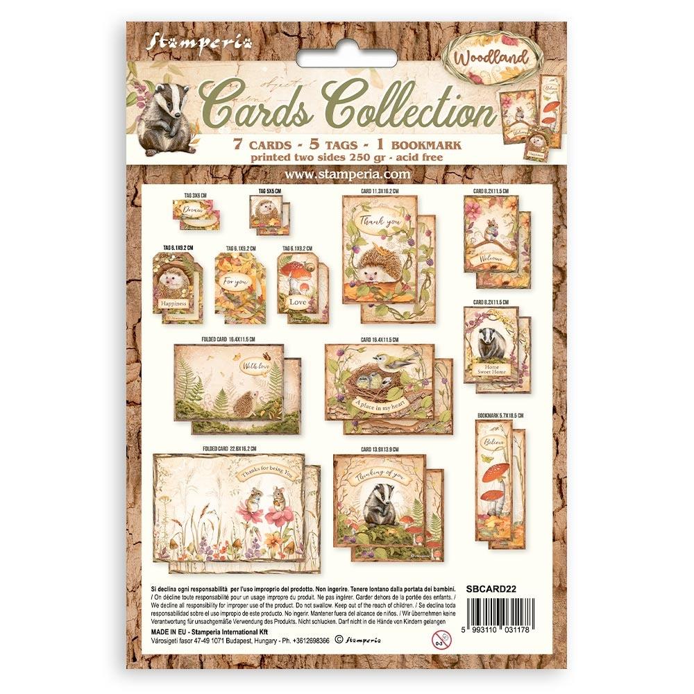 Stamperia Woodland Cards Collection (SBCARD22)