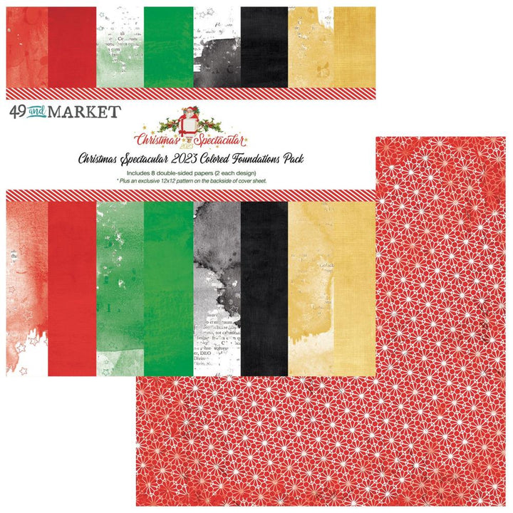 49 and Market Christmas Spectacular 2023 12"X12" Collection Pack: Colored Foundation (S2324241)