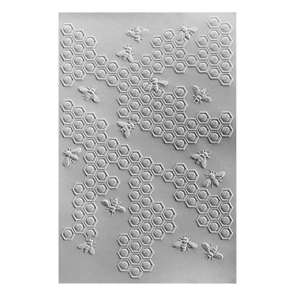 Spellbinders Through The Arbor Garden 3D Embossing Folder: Bee-Cause, By Susan Tierney-Cockburn (E3D078)