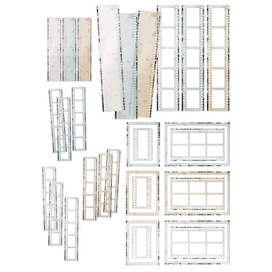 49 and Market Vintage Artistry Moonlit Garden Filmstrip Frames (VMG25774)