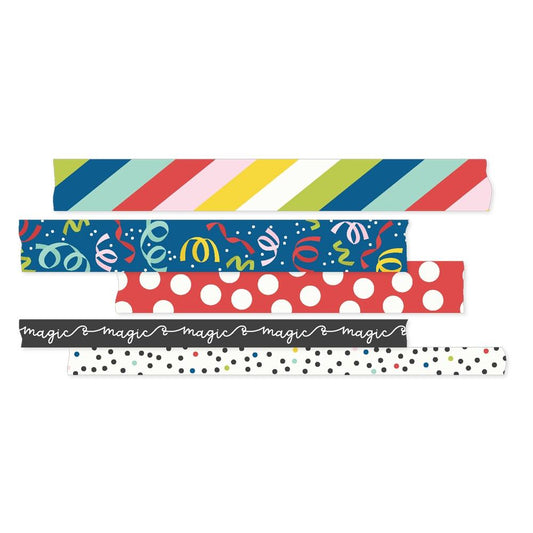 Simple Stories Say Cheese Magic Washi Tape, 5/Pkg (5A0022J01G5BW)