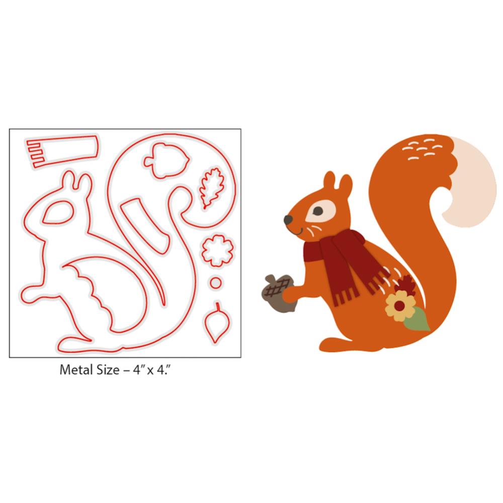 Crafter's Companion Multi Craft Dies: Autumn Squirrel (5A002C9K1GFTL)