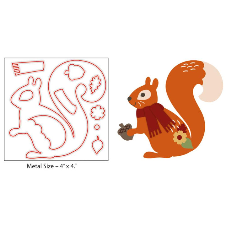 Crafter's Companion Multi Craft Dies: Autumn Squirrel (5A002C9K1GFTL)