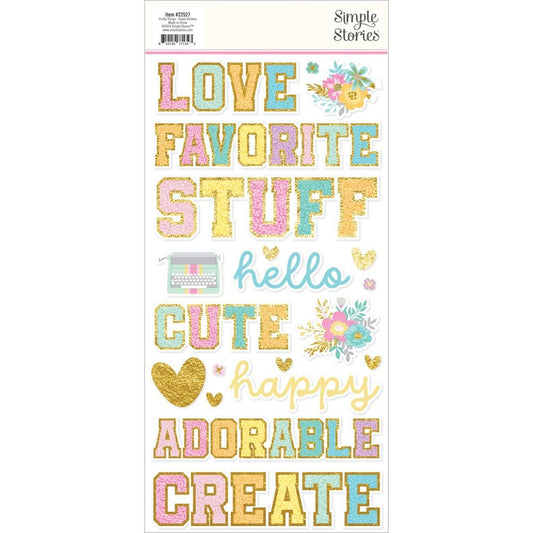 Simple Stories Crafty Things Foam Stickers, 46/Pkg (5A0022KM1G5GG)