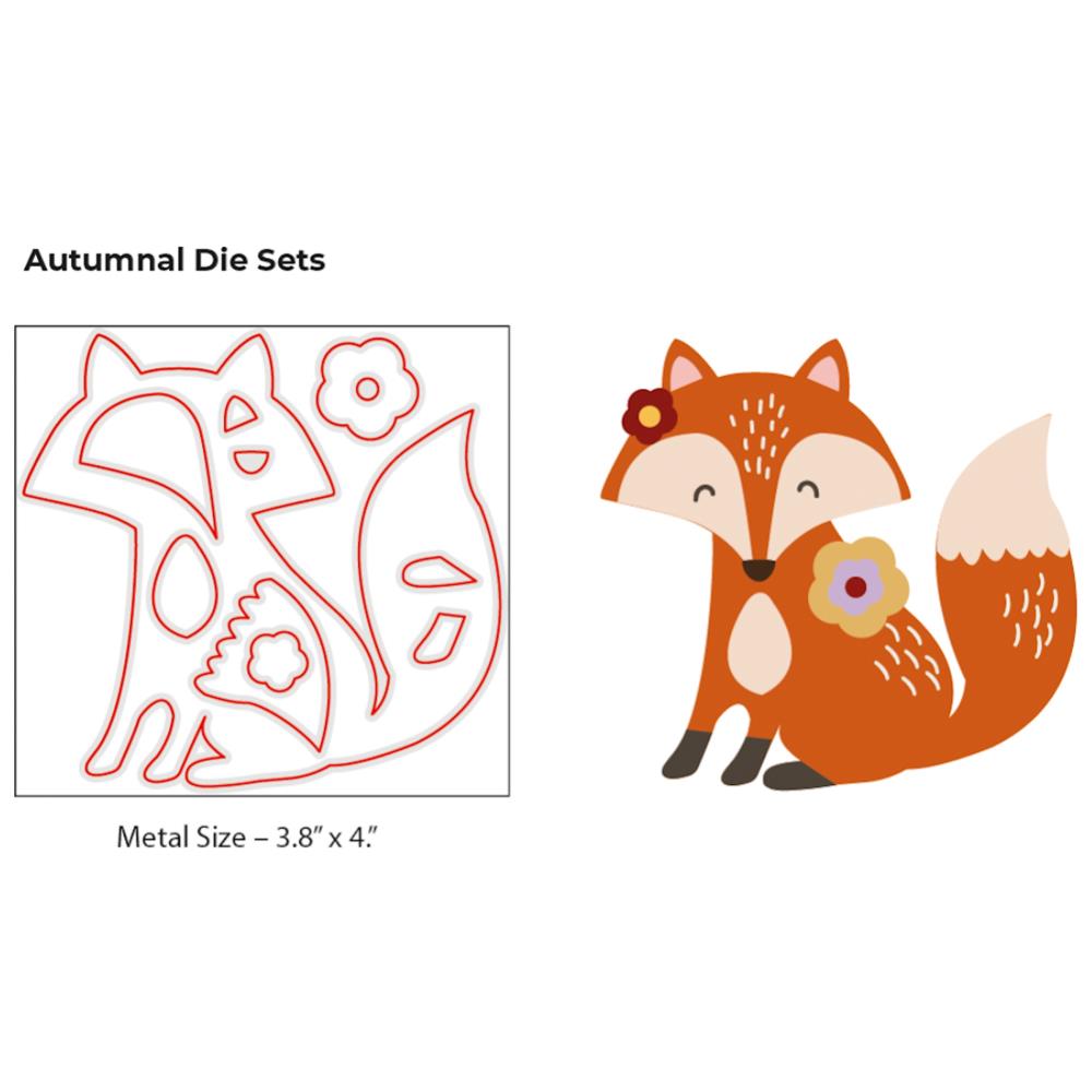 Crafter's Companion Multi Craft Dies: Autumn Fox (5A002CBB1GFV3)