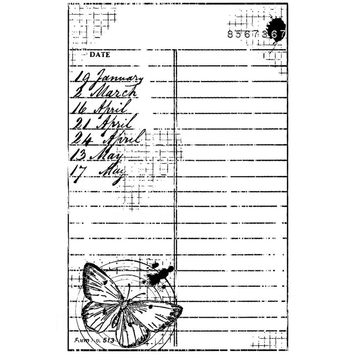 Creative Expressions 6"X4" Clear Stamp Set: Journal Notes, By Sam Poole (CEC1033)