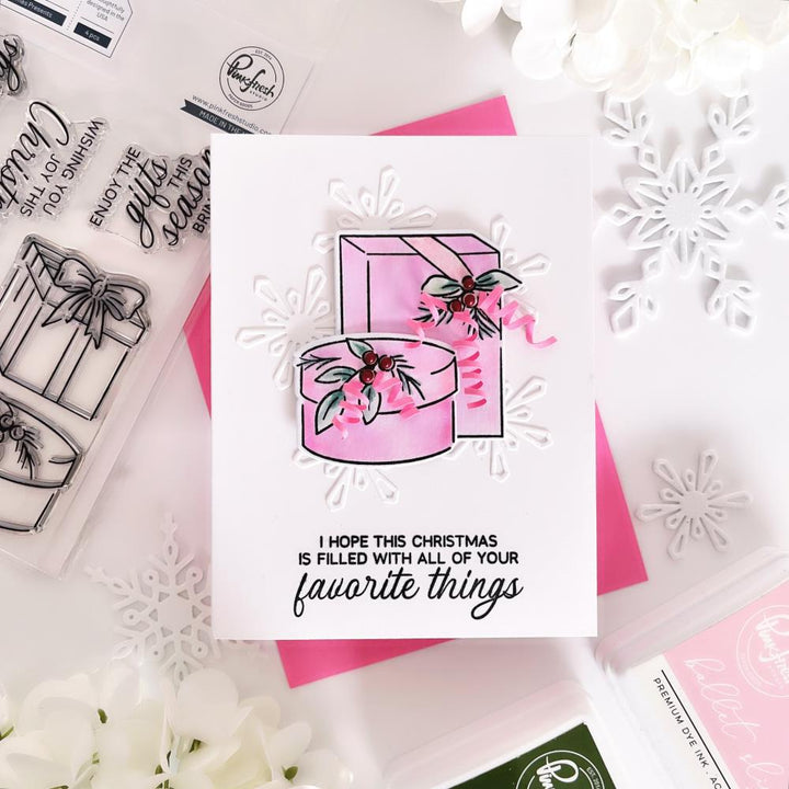 Pinkfresh Studio 4"X6" Clear Stamp Set: Christmas Presents (PF210123)