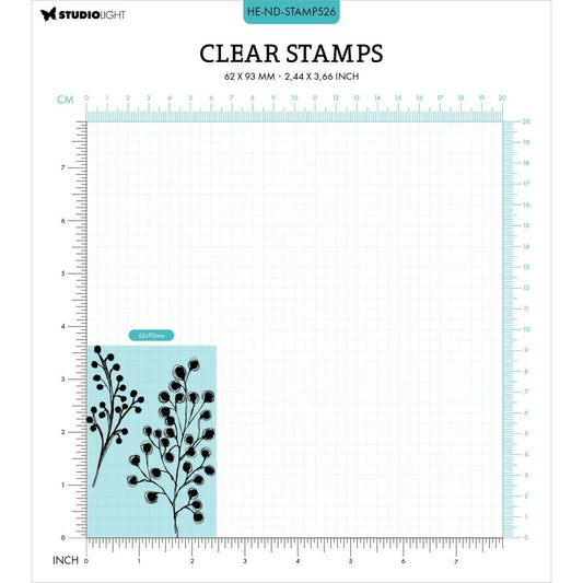 Studio Light HEN Natures Dream Clear Stamp: Nr. 526, Berry Branches (DTAMP526)