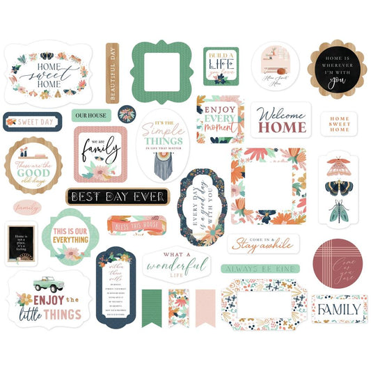 Carta Bella At Home Cardstock Ephemera: Icons (AH339024)